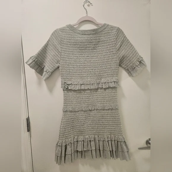 Loveshackfancy Aveline Ruffled Mini Dress Size M - Picture 4 of 13